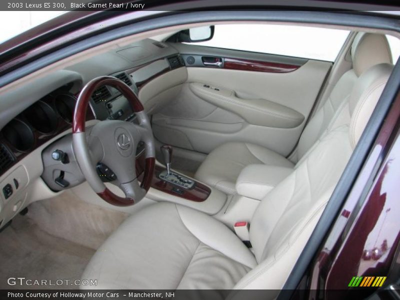 Black Garnet Pearl / Ivory 2003 Lexus ES 300