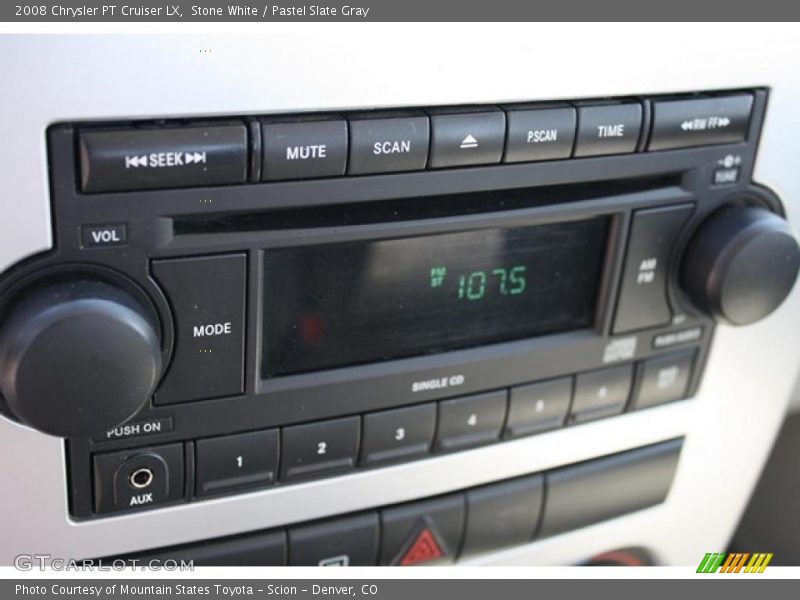 Stone White / Pastel Slate Gray 2008 Chrysler PT Cruiser LX