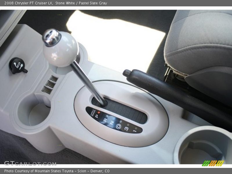 Stone White / Pastel Slate Gray 2008 Chrysler PT Cruiser LX