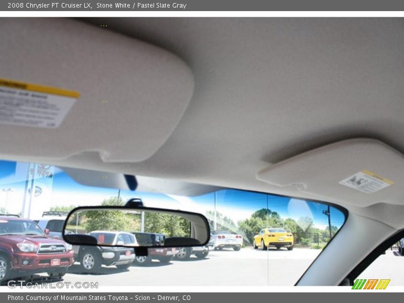 Stone White / Pastel Slate Gray 2008 Chrysler PT Cruiser LX