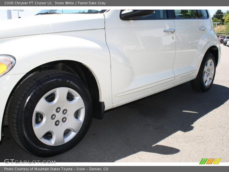 Stone White / Pastel Slate Gray 2008 Chrysler PT Cruiser LX