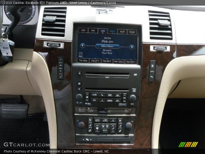 Silver Lining / Cashmere/Cocoa 2010 Cadillac Escalade ESV Platinum AWD