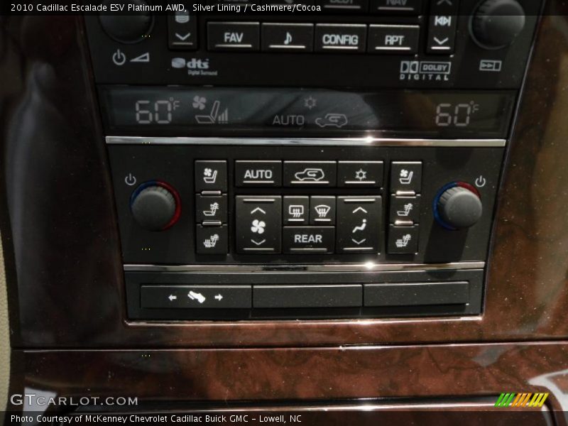 Silver Lining / Cashmere/Cocoa 2010 Cadillac Escalade ESV Platinum AWD