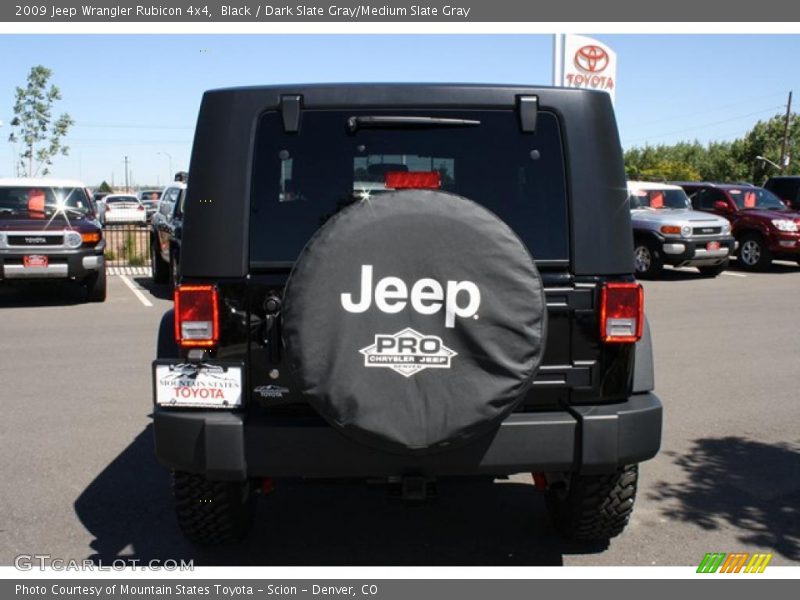 Black / Dark Slate Gray/Medium Slate Gray 2009 Jeep Wrangler Rubicon 4x4