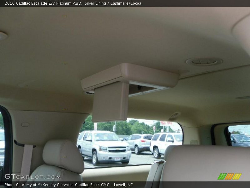 Silver Lining / Cashmere/Cocoa 2010 Cadillac Escalade ESV Platinum AWD