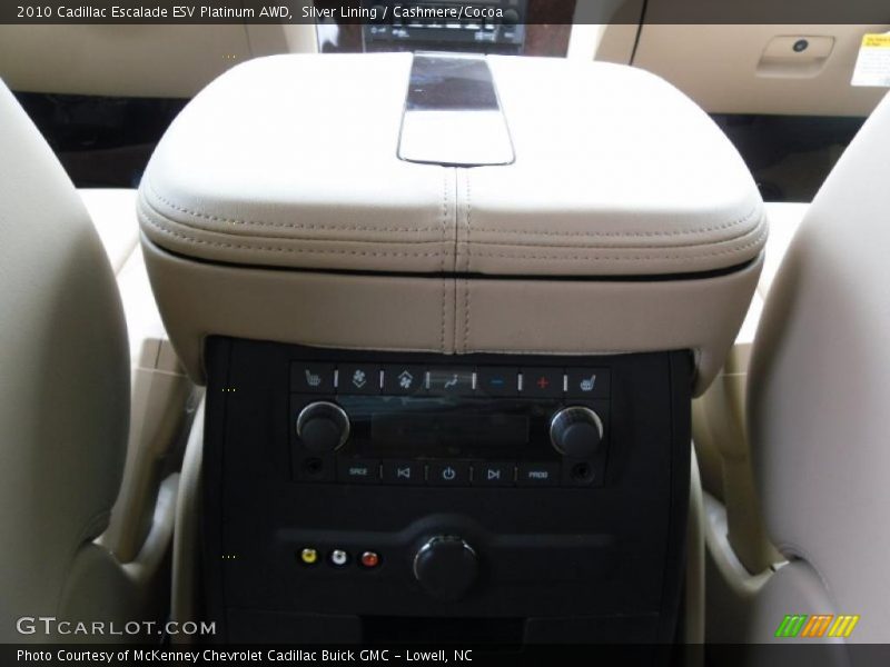 Silver Lining / Cashmere/Cocoa 2010 Cadillac Escalade ESV Platinum AWD