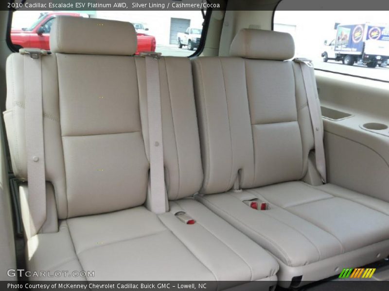 Silver Lining / Cashmere/Cocoa 2010 Cadillac Escalade ESV Platinum AWD