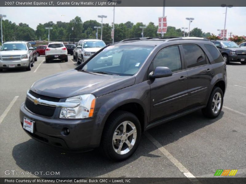 Granite Gray Metallic / Light Gray 2007 Chevrolet Equinox LT