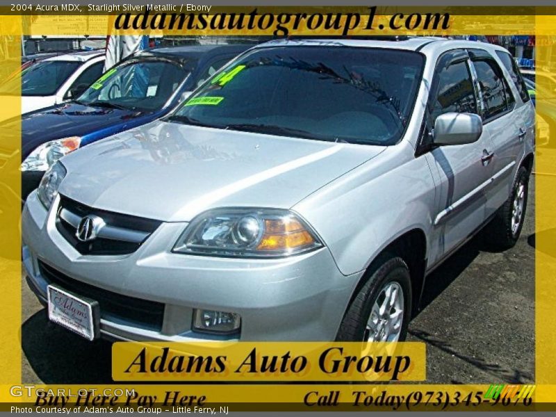 Starlight Silver Metallic / Ebony 2004 Acura MDX