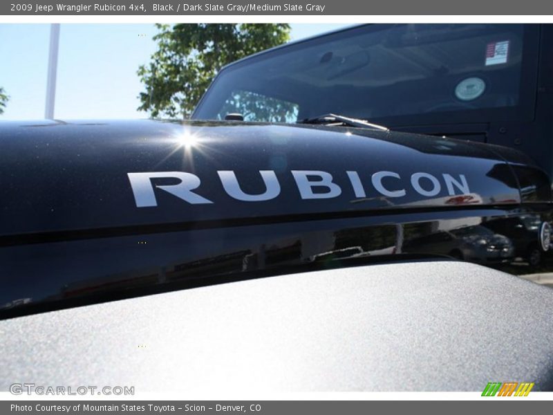 Black / Dark Slate Gray/Medium Slate Gray 2009 Jeep Wrangler Rubicon 4x4