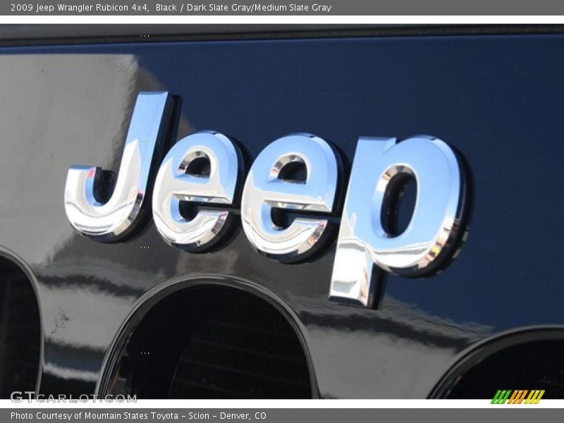 Black / Dark Slate Gray/Medium Slate Gray 2009 Jeep Wrangler Rubicon 4x4