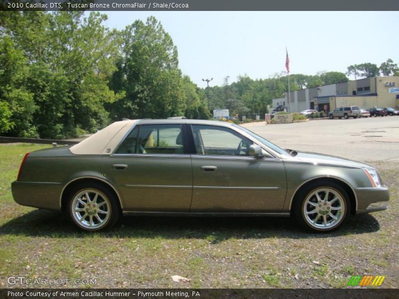 Tuscan Bronze ChromaFlair / Shale/Cocoa 2010 Cadillac DTS