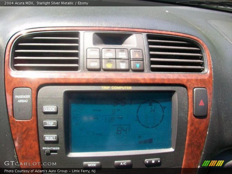 Starlight Silver Metallic / Ebony 2004 Acura MDX