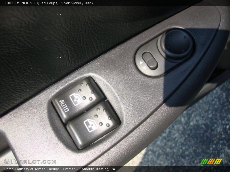 Silver Nickel / Black 2007 Saturn ION 3 Quad Coupe