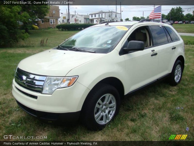 Dune Pearl Metallic / Camel 2007 Ford Edge SE