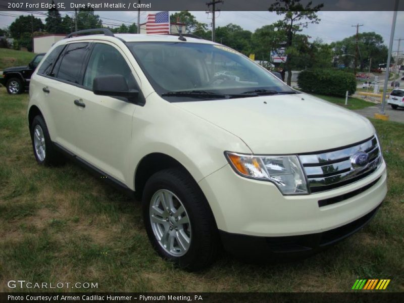Dune Pearl Metallic / Camel 2007 Ford Edge SE