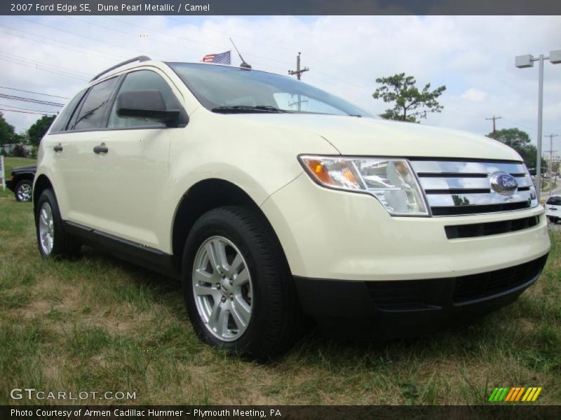 Dune Pearl Metallic / Camel 2007 Ford Edge SE