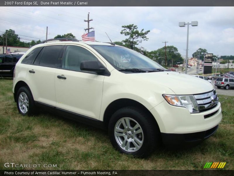 Dune Pearl Metallic / Camel 2007 Ford Edge SE