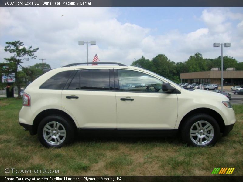 Dune Pearl Metallic / Camel 2007 Ford Edge SE