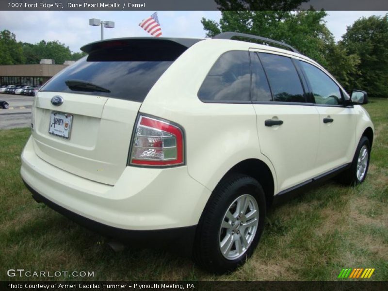 Dune Pearl Metallic / Camel 2007 Ford Edge SE