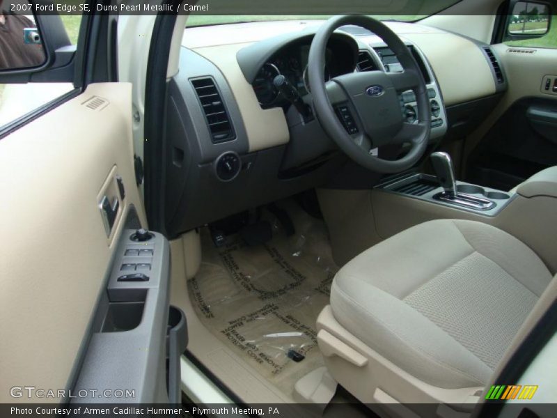 Dune Pearl Metallic / Camel 2007 Ford Edge SE