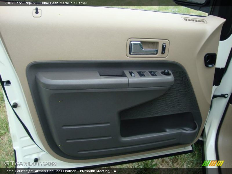 Dune Pearl Metallic / Camel 2007 Ford Edge SE
