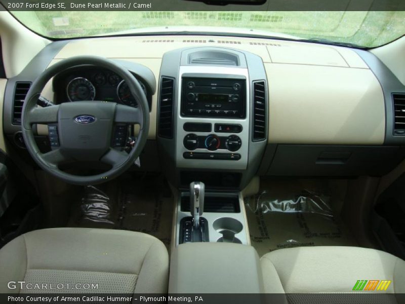 Dune Pearl Metallic / Camel 2007 Ford Edge SE