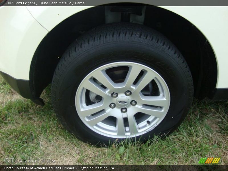 Dune Pearl Metallic / Camel 2007 Ford Edge SE