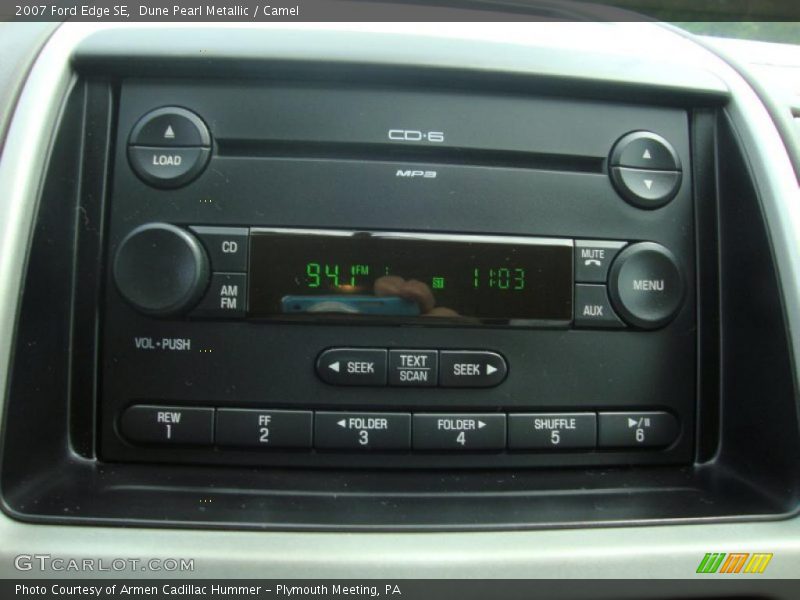 Dune Pearl Metallic / Camel 2007 Ford Edge SE