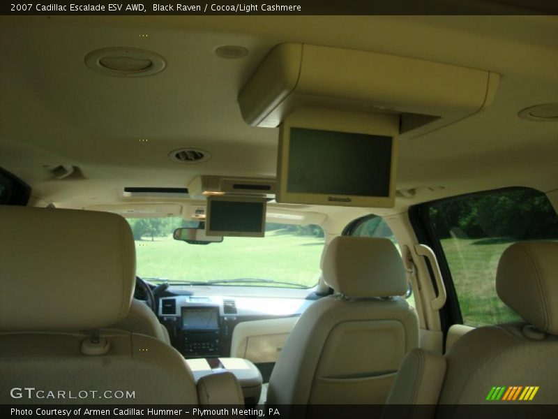 Black Raven / Cocoa/Light Cashmere 2007 Cadillac Escalade ESV AWD