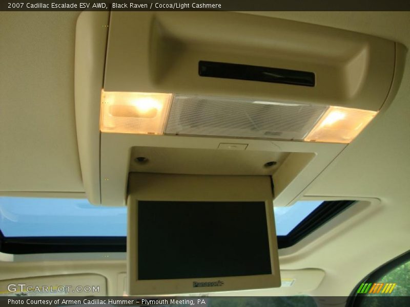 Black Raven / Cocoa/Light Cashmere 2007 Cadillac Escalade ESV AWD