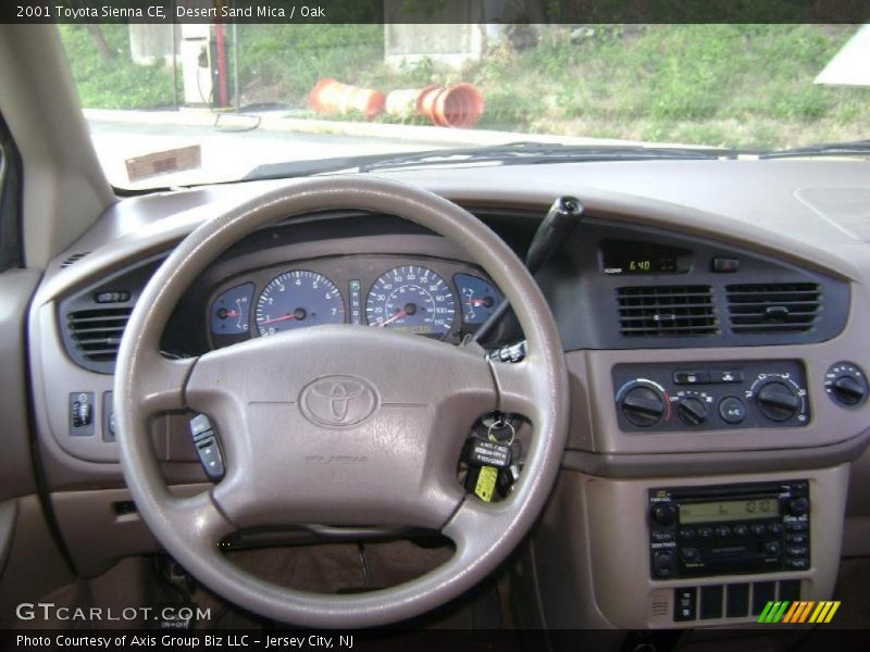 Desert Sand Mica / Oak 2001 Toyota Sienna CE