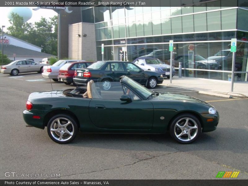 British Racing Green / Tan 2001 Mazda MX-5 Miata Special Edition Roadster