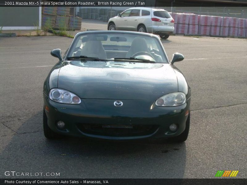 British Racing Green / Tan 2001 Mazda MX-5 Miata Special Edition Roadster