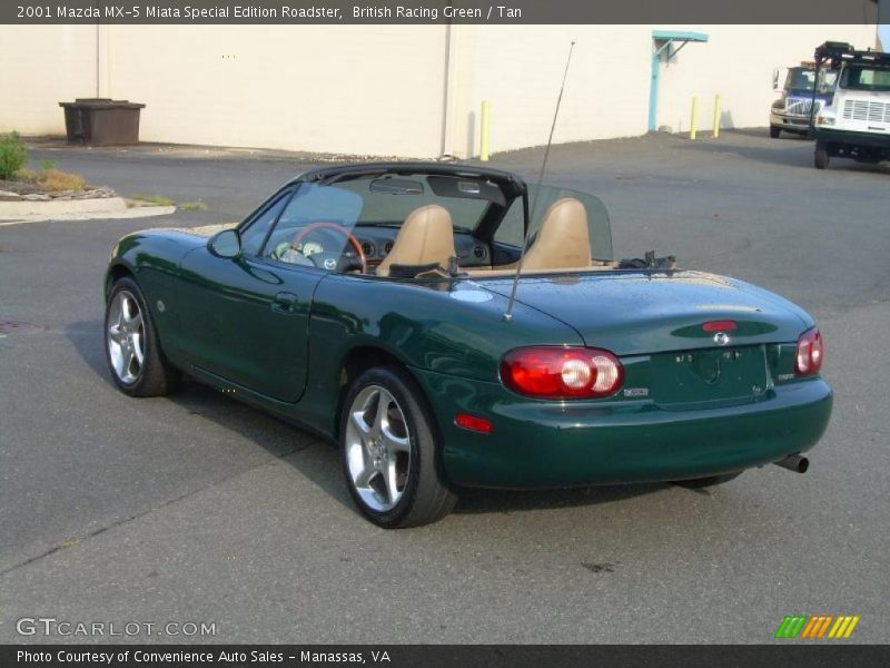 British Racing Green / Tan 2001 Mazda MX-5 Miata Special Edition Roadster