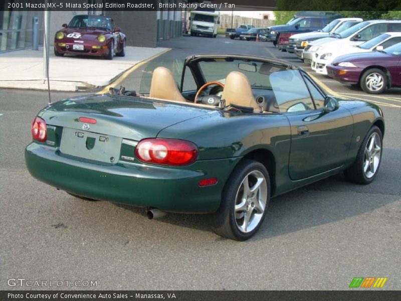 British Racing Green / Tan 2001 Mazda MX-5 Miata Special Edition Roadster