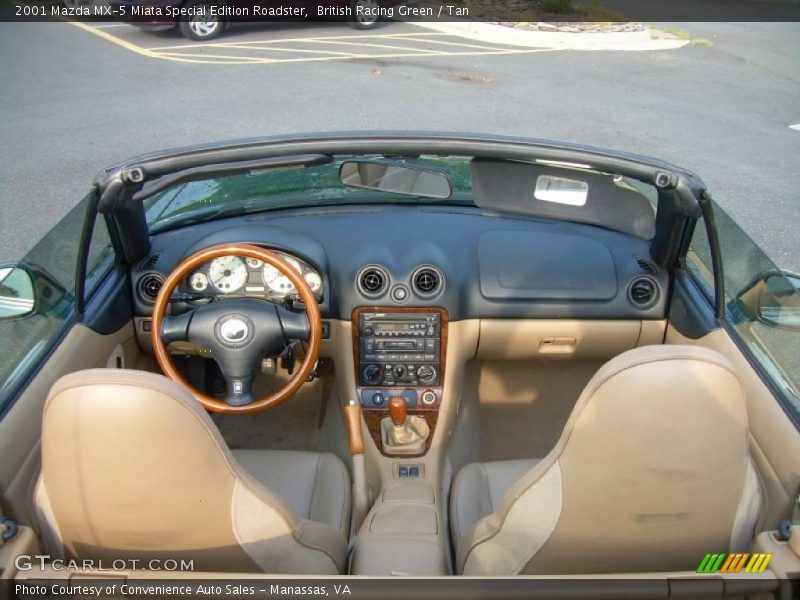 British Racing Green / Tan 2001 Mazda MX-5 Miata Special Edition Roadster