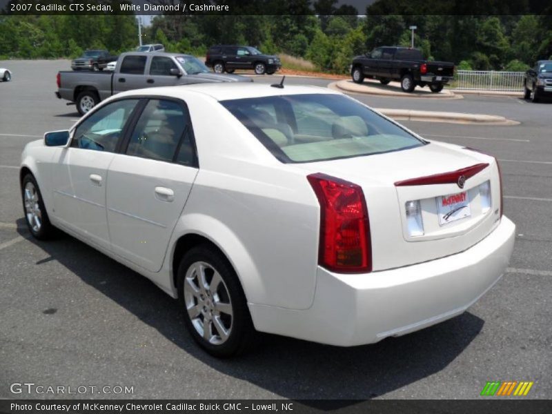 White Diamond / Cashmere 2007 Cadillac CTS Sedan