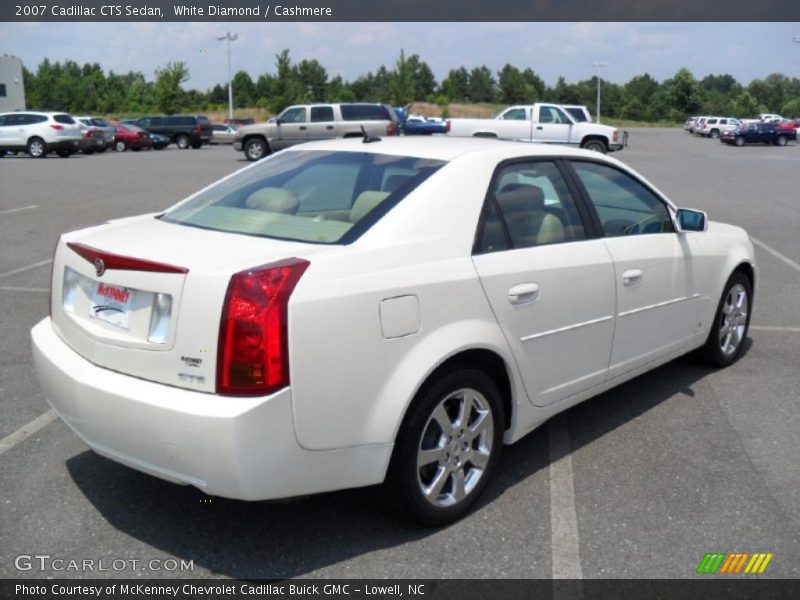 White Diamond / Cashmere 2007 Cadillac CTS Sedan