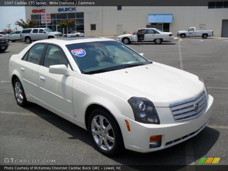 White Diamond / Cashmere 2007 Cadillac CTS Sedan