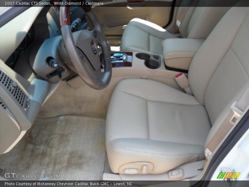 White Diamond / Cashmere 2007 Cadillac CTS Sedan