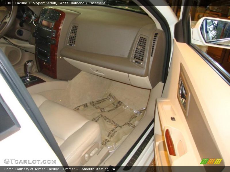 White Diamond / Cashmere 2007 Cadillac CTS Sport Sedan