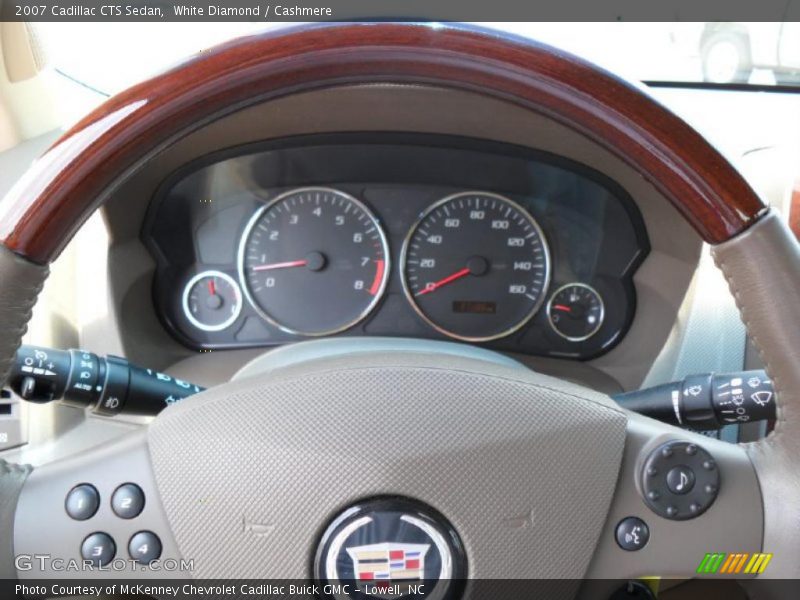 White Diamond / Cashmere 2007 Cadillac CTS Sedan