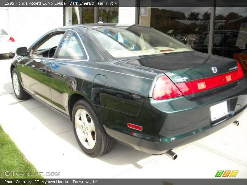 Dark Emerald Pearl / Ivory 1999 Honda Accord EX V6 Coupe