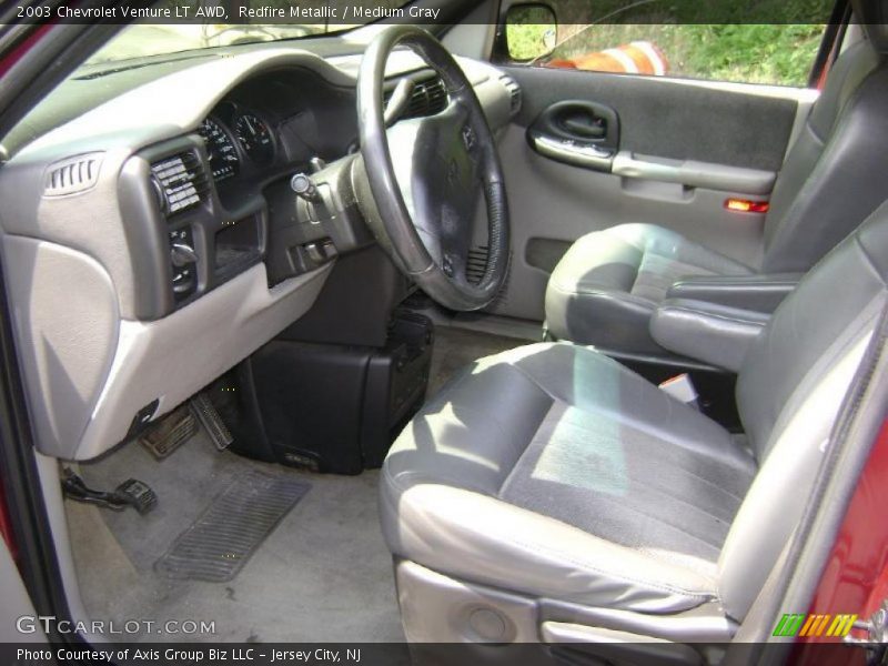 Redfire Metallic / Medium Gray 2003 Chevrolet Venture LT AWD