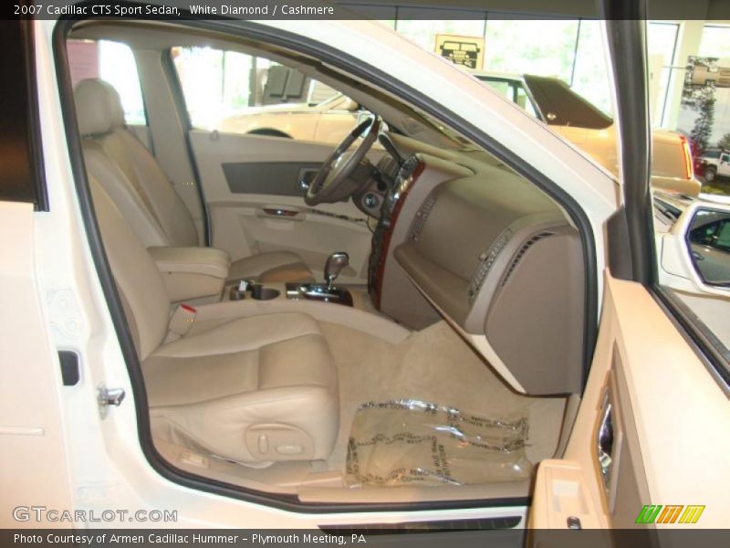 White Diamond / Cashmere 2007 Cadillac CTS Sport Sedan
