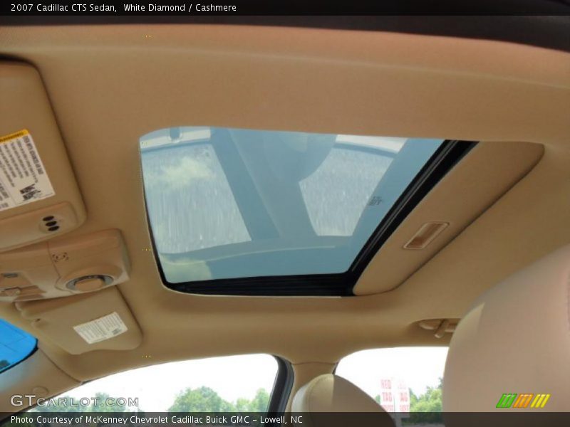 White Diamond / Cashmere 2007 Cadillac CTS Sedan