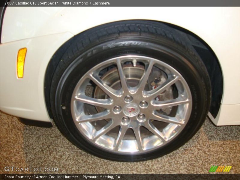 White Diamond / Cashmere 2007 Cadillac CTS Sport Sedan