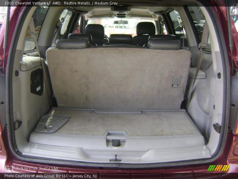 Redfire Metallic / Medium Gray 2003 Chevrolet Venture LT AWD