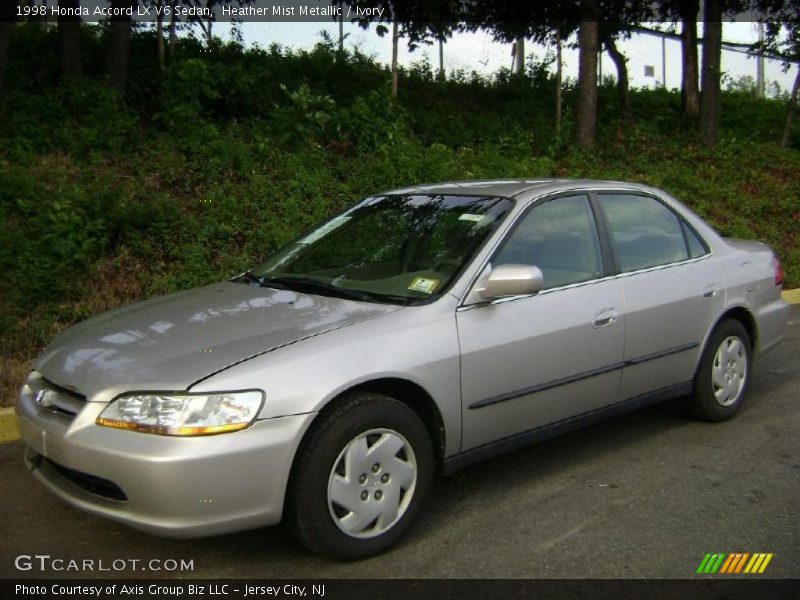 Heather Mist Metallic / Ivory 1998 Honda Accord LX V6 Sedan